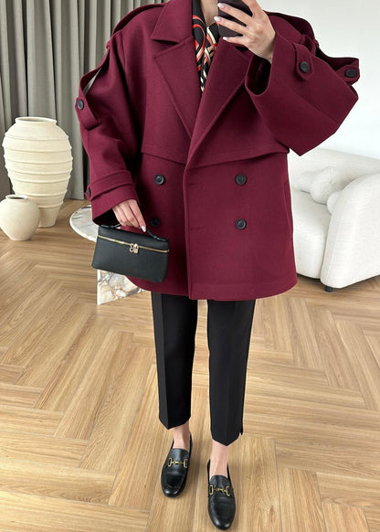 Ara Boy Kaşe Kaban BORDO
